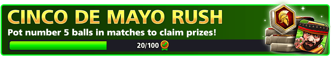 <b>May 3 - May 6 </b>| <i>Cinco de Mayo Token Rush Event</i>
