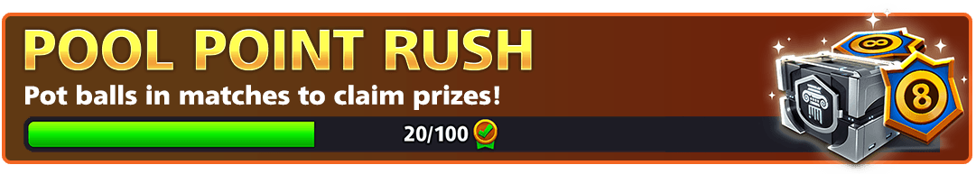 <b>April 30 - May 3 </b>|<i> Pool Point Rush Event</i>