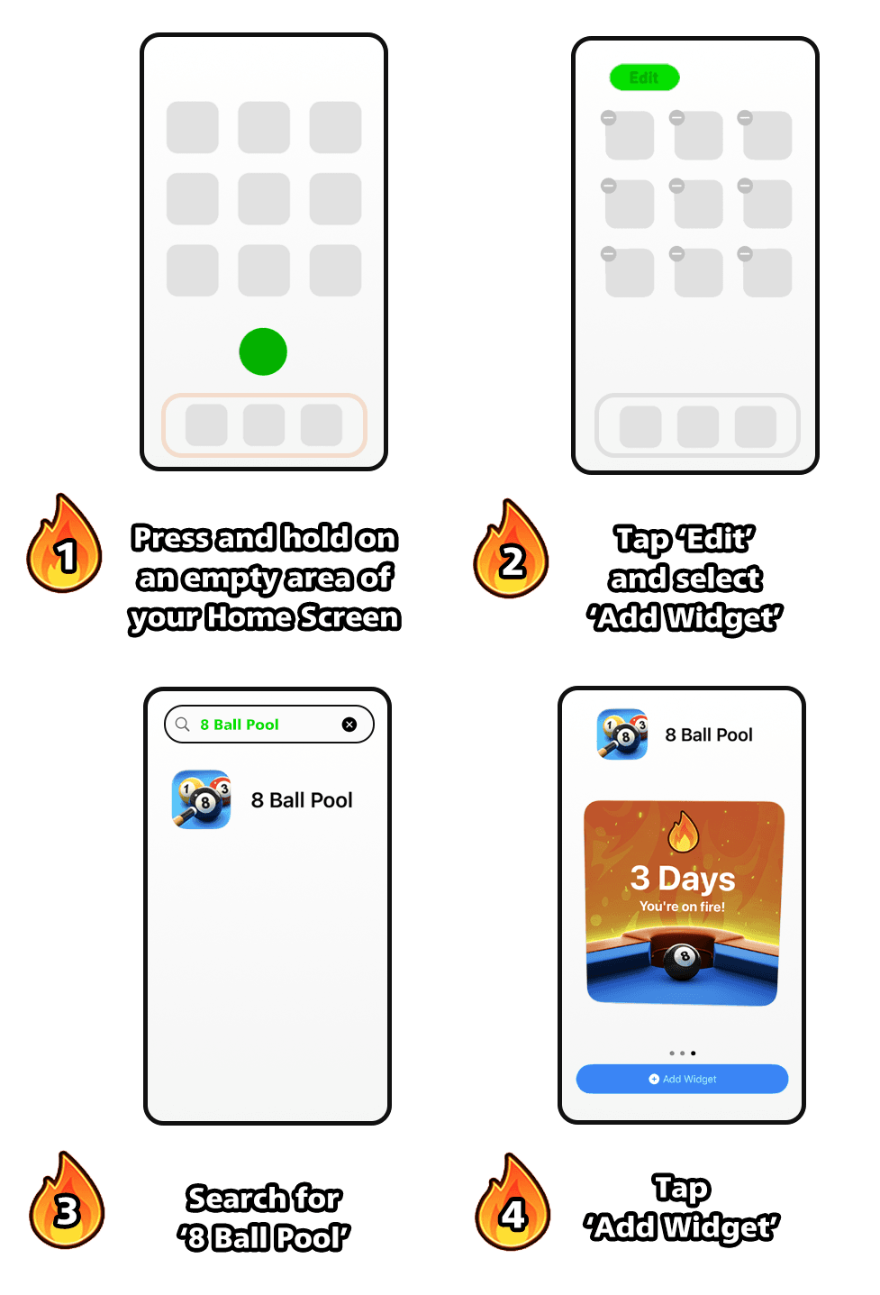 <b>Add Widget</b> | <i>Apple Device</i>