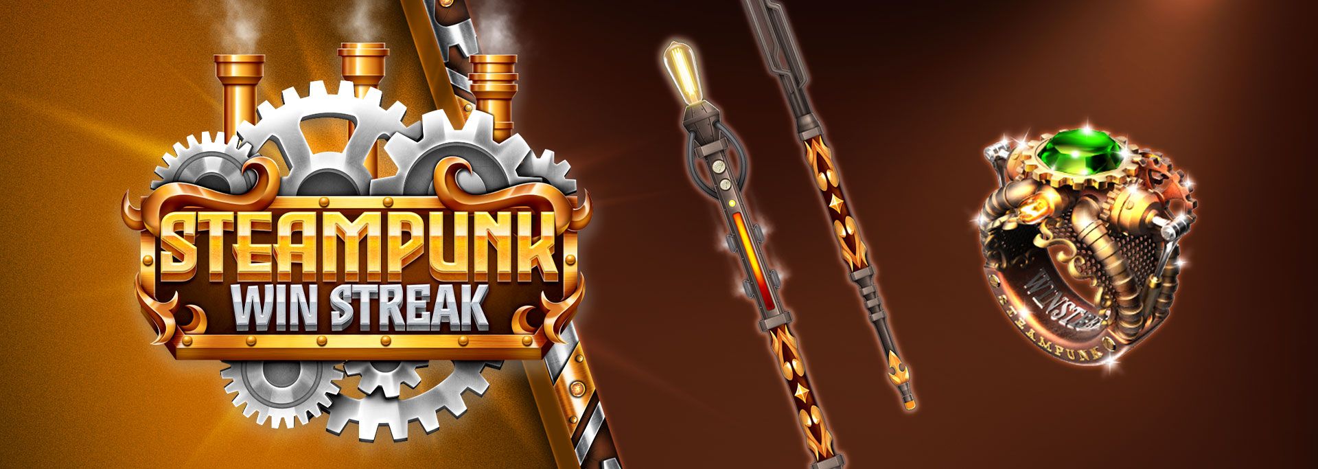 <b>April 2 - 4&nbsp; </b>| <i>Steampunk Win Streak</i>