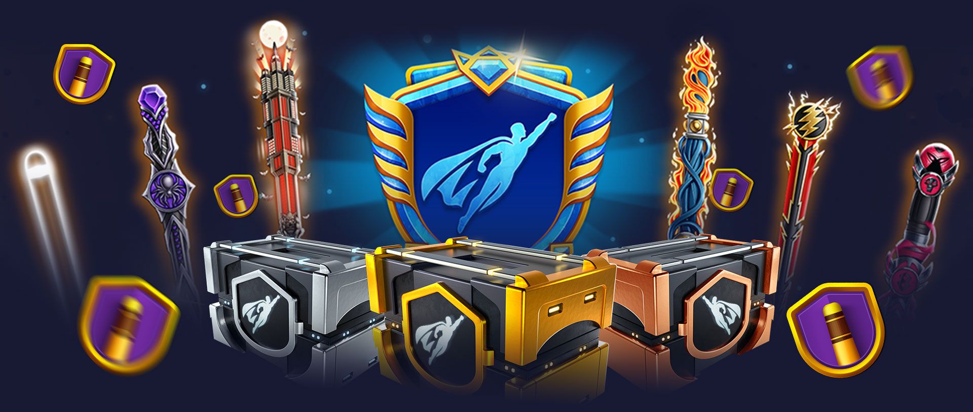 <b>AUG 5 - AUG 26</b>&nbsp;|&nbsp;<i>Progress Your Superpowers Cue Collection</i>