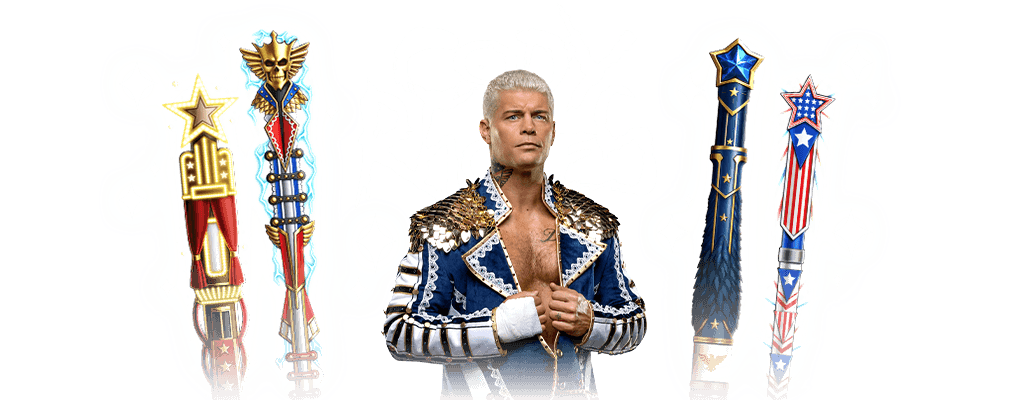 <b>Liberty Stars Cue Set</b> | <i>With Cody Rhodes WWE Cue</i>